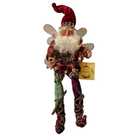 Set of 2 Mark Robert’s Limited Edition 2001 Victorian Woodland Santa Fairies - Picture 4 of 12